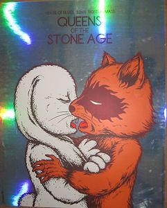 Queens Of The Stone Age Boston 2011 (Holographic Silver Foil Variant)