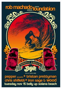 5th Annual Rob Machado Foundation Benefit Concert Solana Beach 2016