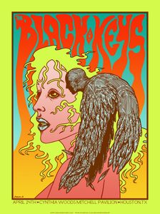 Black Keys Houston 2012 (Neon Variant)