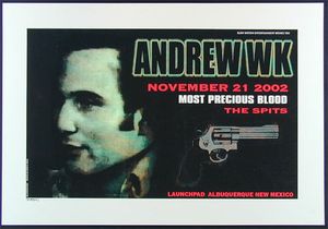 Andrew WK Albuquerque 2002