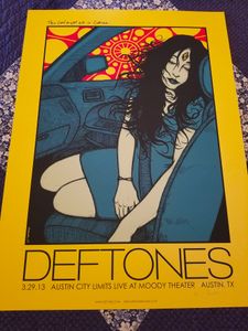 Deftones Austin 2013 (Yellow Variant)