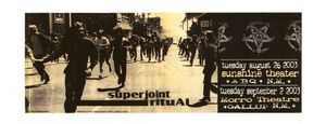 Superjoint Ritual Albuquerque / Gallup 2003