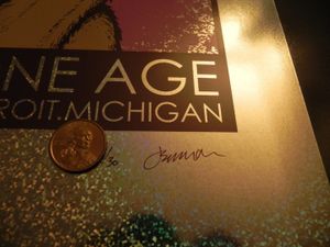 Queens of the Stone Age Detroit 2013 (Foil Variant)