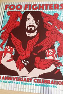 Foo Fighters Washington DC 2015 (Laser Ray Foil Variant)
