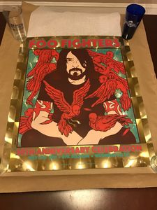 Foo Fighters Washington DC 2015 (Gold Gems Foil Variant)