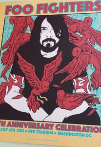 Foo Fighters Washington DC 2015 (Orange Cream Variant)