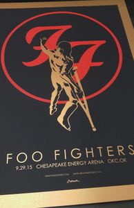 Foo Fighters Oklahoma City 2015 (Spirit of Radio Variant)