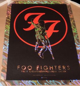 Foo Fighters Oklahoma City 2015 (Permanent Waves Variant)