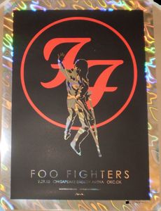 Foo Fighters Oklahoma City 2015 (Permanent Waves Variant)