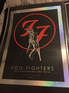 Foo Fighters Oklahoma City 2015 (Sparkle Foil Variant)