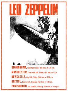 Led Zeppelin UK Tour 1969