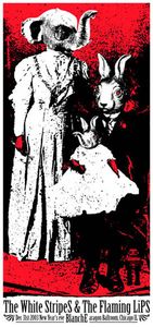 White Stripes / Flaming Lips Chicago 2003 (Red/Black edition)