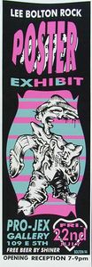 Lee Bolton Rock Poster Exhibit Austin 1994