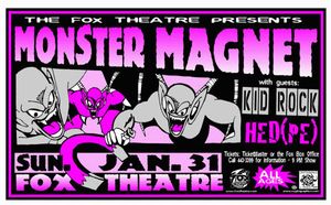 Monster Magnet Boulder 1999