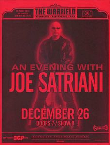 Joe Satriani San Francisco 2004