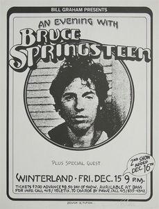 Bruce Springsteen San Francisco 1978