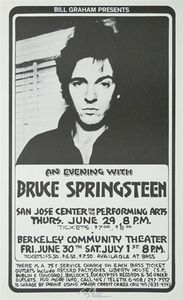 Bruce Springsteen San Jose / Berkeley 1978