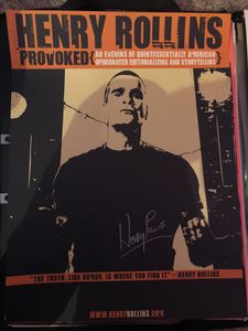 Henry Rollins Provoked Tour 2017