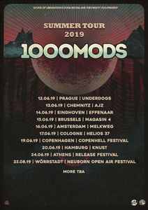 1000mods Summer Tour 2019