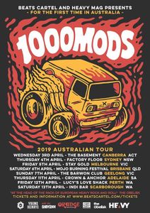 1000mods Australian Tour 2019