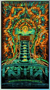 Nine Inch Nails Los Angeles 2018 (Silver Foil Variant)