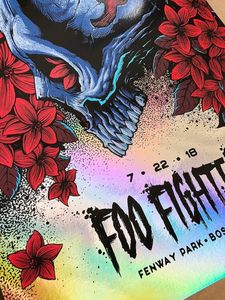 Foo Fighters - Boston 2018 (Foil Variant)
