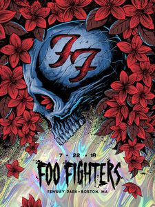 Foo Fighters - Boston 2018 (Swirl Foil Variant)