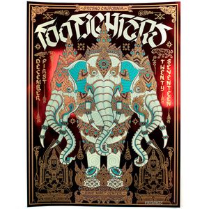 Foo Fighters Fresno 2017 (AP Red Foil Variant)