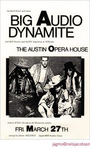 Big Audio Dynamite Austin 1987