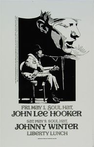 John Lee Hooker / Johnny Winter Austin 1992
