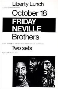 Neville Brothers Austin 1985