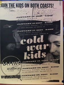 Cold War Kids Los Angeles / New York City 2007