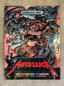 Metallica Zurich 2019 (Rainbow Foil Variant)