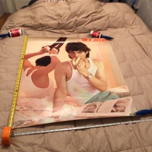The Rolling Stones Mick Jagger 1985 She’s The Boss Original Promo Poster Size: 34 x 30 inches (height x width)