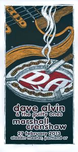 Dave Alvin and the Guilty Ones Portland 2013
