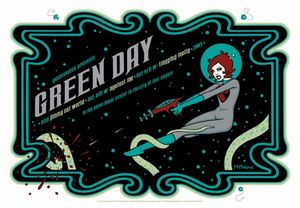 Green Day Los Angeles 2005 (White Variant)