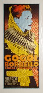 Gogol Bordello Amsterdam 2013 (Wave Foil edition)