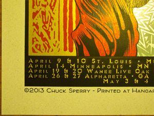 Widespread Panic Spring Tour 2013 (Green Speckled Egg edition)
