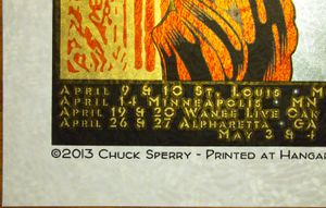 Widespread Panic Spring Tour 2013 (Brushed Maze edition)