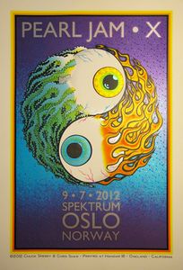Pearl Jam Oslo 2012 (Artist edition)