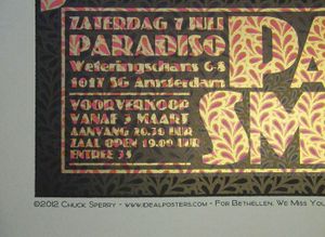 Patti Smith Amsterdam 2012 (Natural Textured edition)