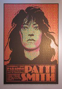 Patti Smith Amsterdam 2012 (Silver Metallic edition)
