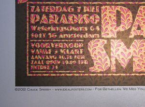 Patti Smith Amsterdam 2012 (Silver Metallic edition)