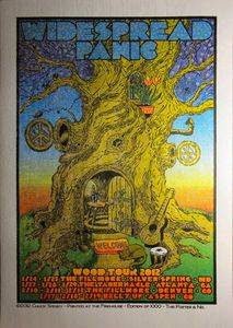 Widespread Panic Wood Tour 2012 (Birch Wood Grain edition)