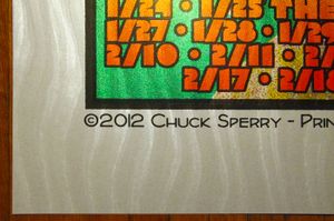 Widespread Panic Wood Tour 2012 (Wood Grain Foil edition)