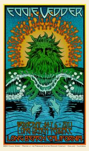 Eddie Vedder Long Beach 2011 (Artist edition)