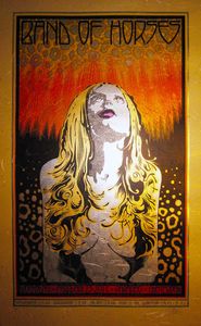 Band of Horses Amsterdam 2011 (Silk and Metal Flecked edition)
