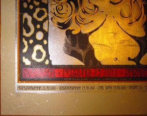 Band of Horses Amsterdam 2011 (Silk and Metal Flecked edition)