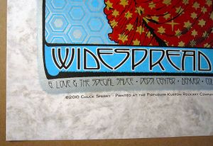 Widespread Panic Denver 2010 (White Marble Parchment edition)