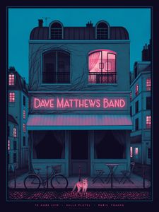 Dave Matthews Band Paris 2019 (Artist Proof)
